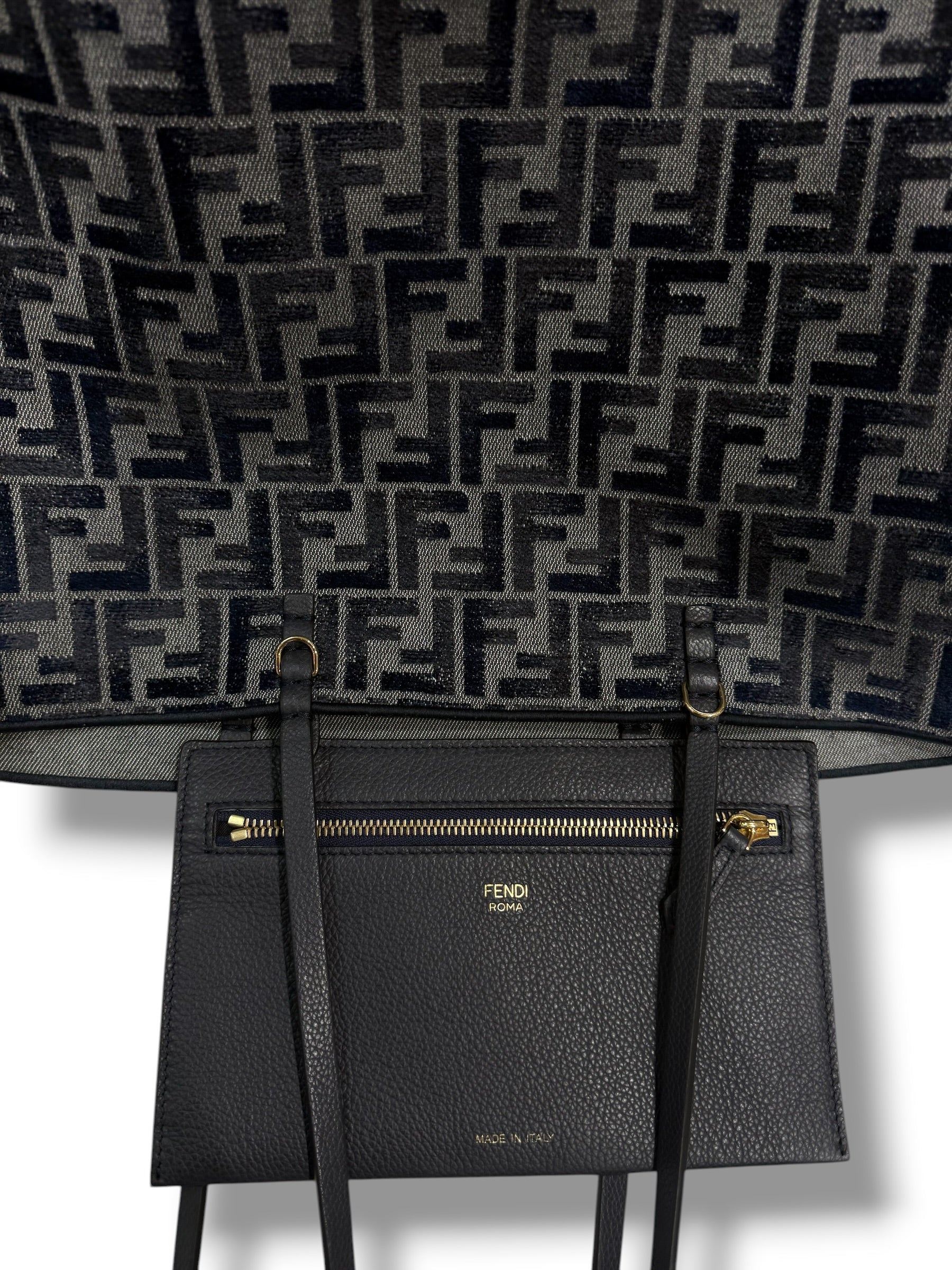 FENDI - Monogram canvas tote bag