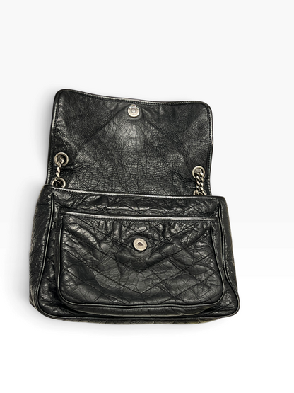 Saint Laurent - sac Nikki cuir noir all black