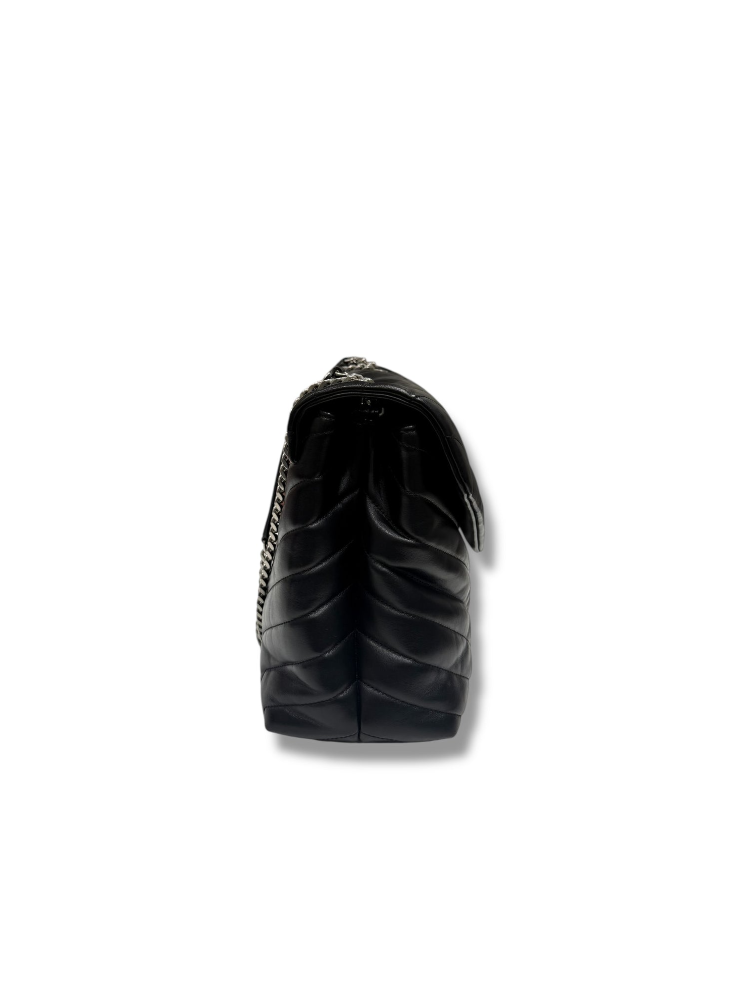 YSL - Sac Loulou cuir noir GM