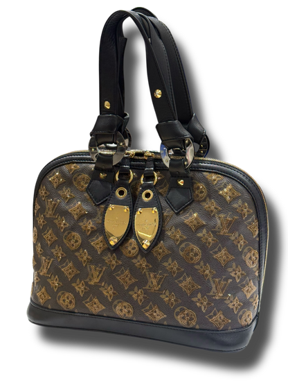 Louis Vuitton - Sac Alma MM monogramme paillettes