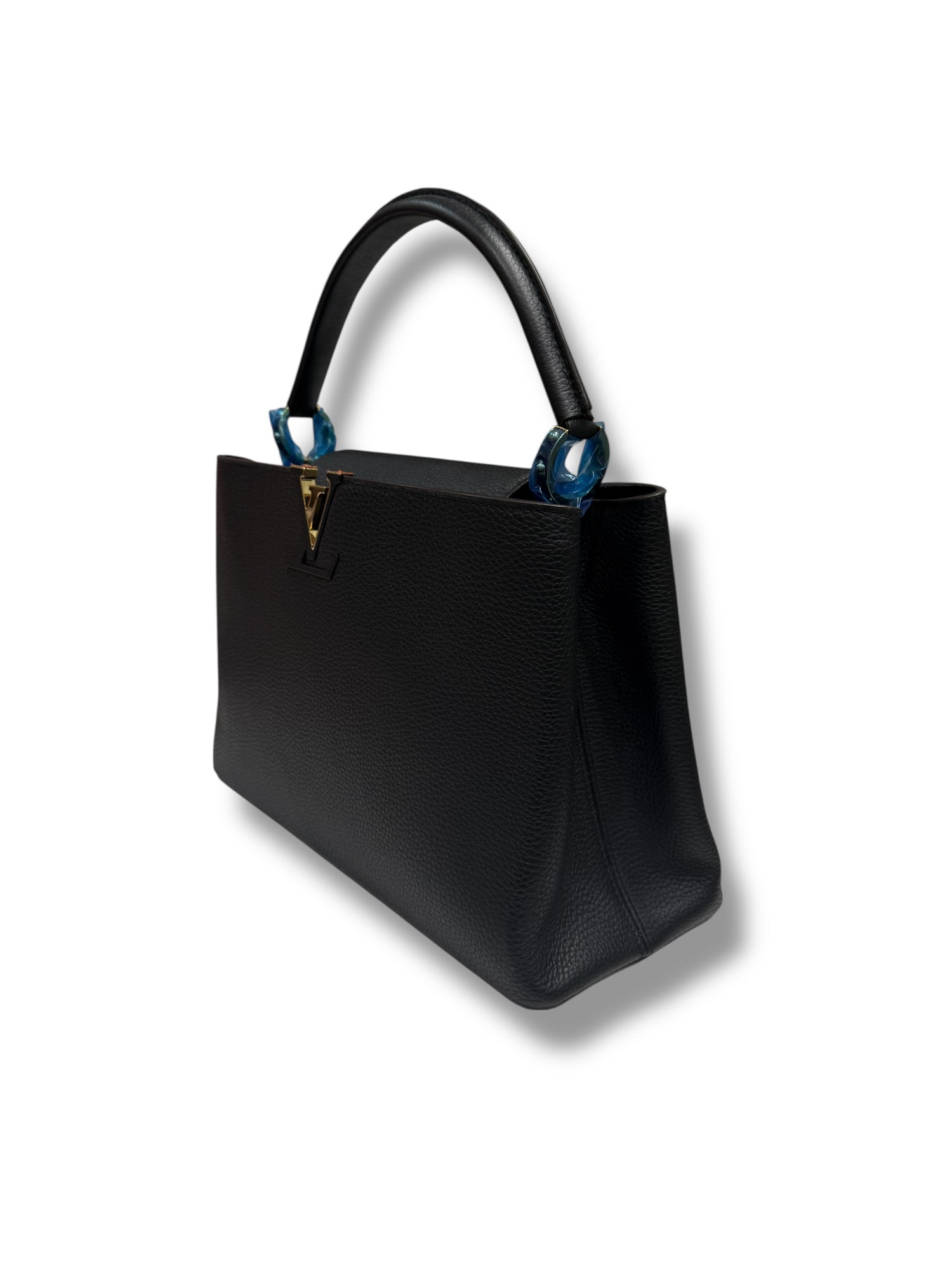 Louis Vuitton - Sac Capucines noir GM
