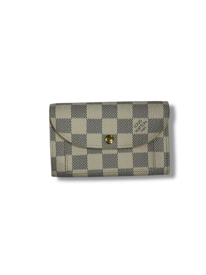 Louis Vuitton : Petit portefeuille Damier Azur