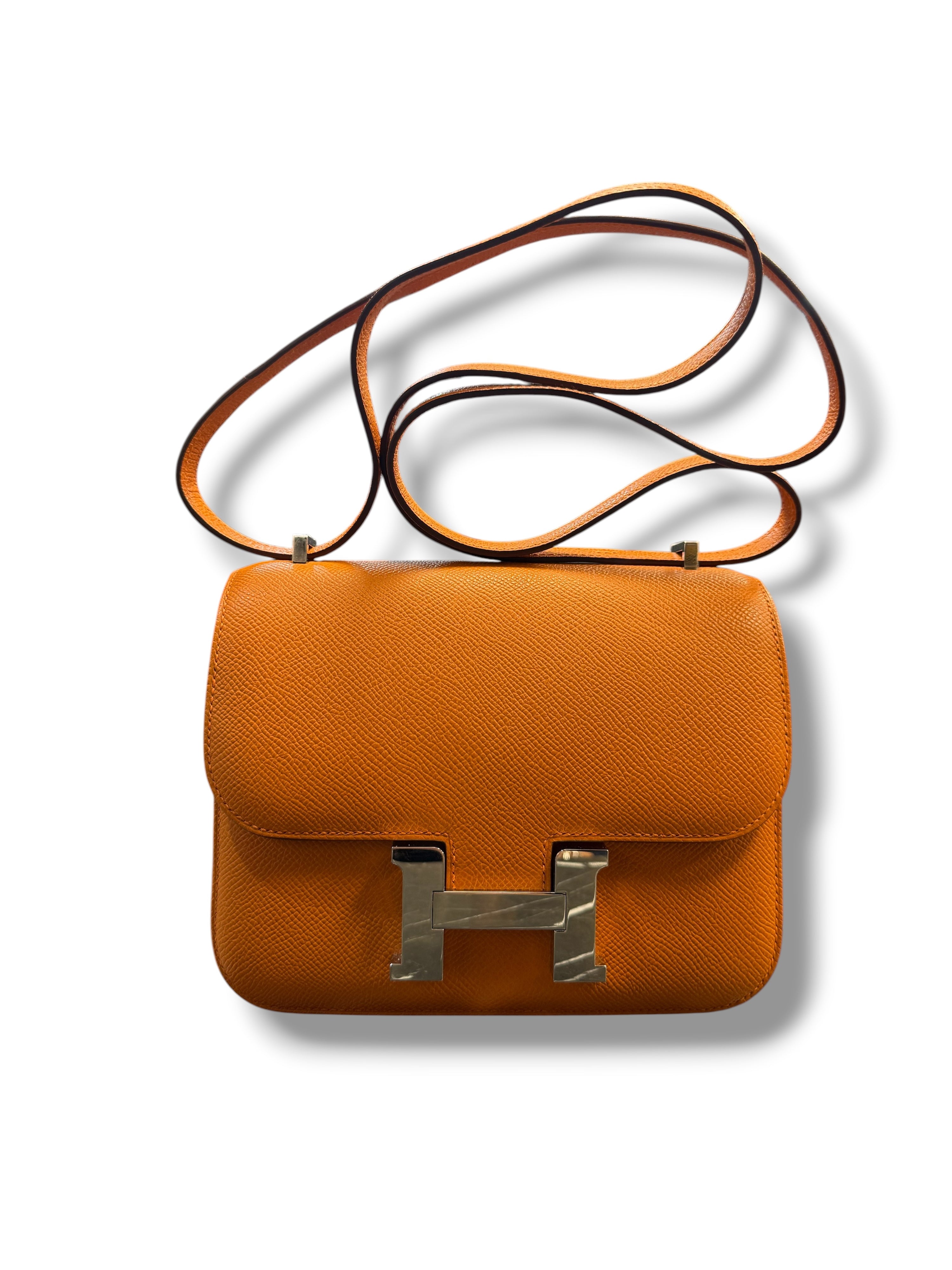 Hermès - Sac Constance 18 Epsom Orange H