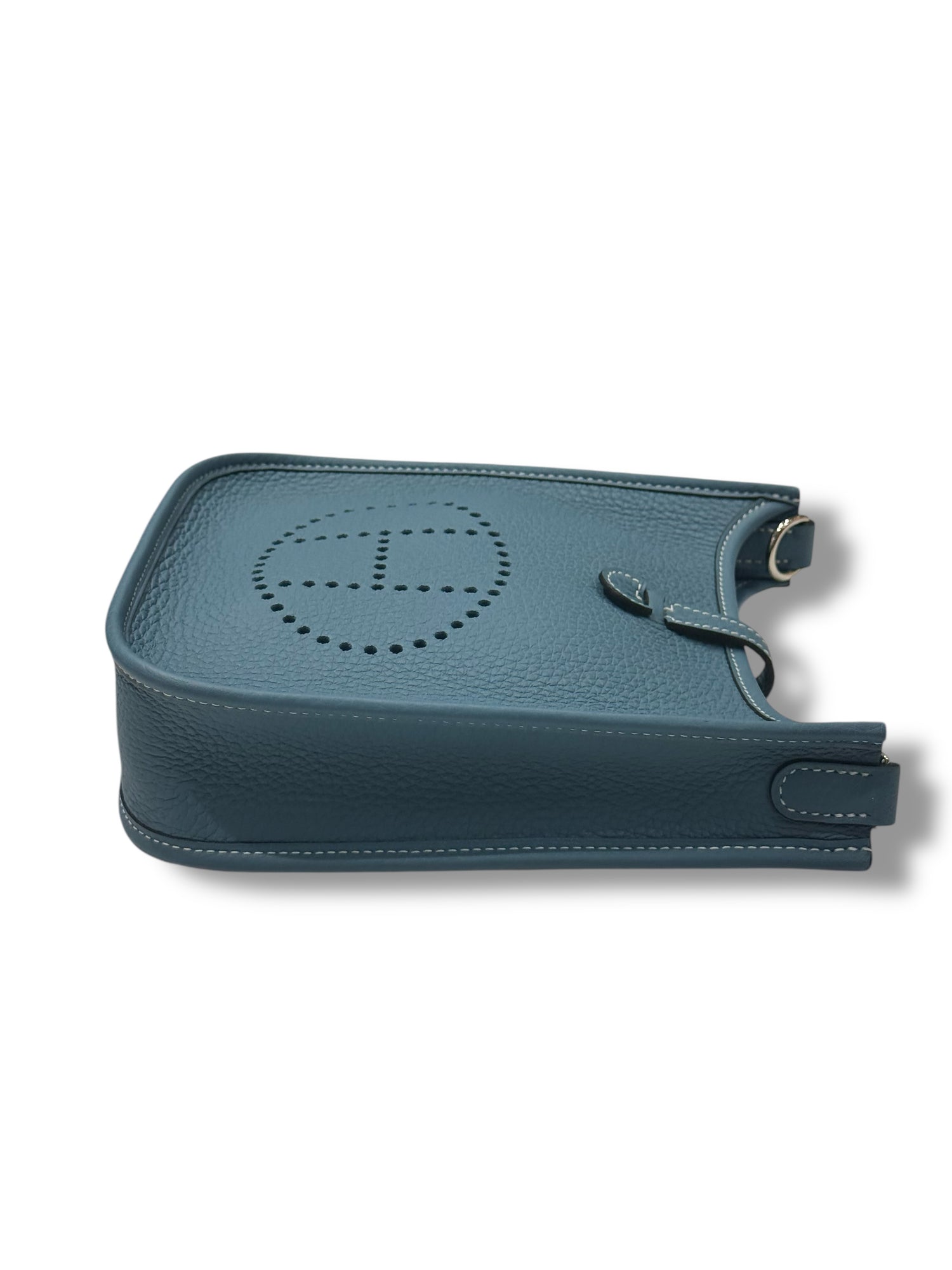 Hermès - Sac Evelyne 16 New Bleu Jean PHW | Les Folies d’Eugénie