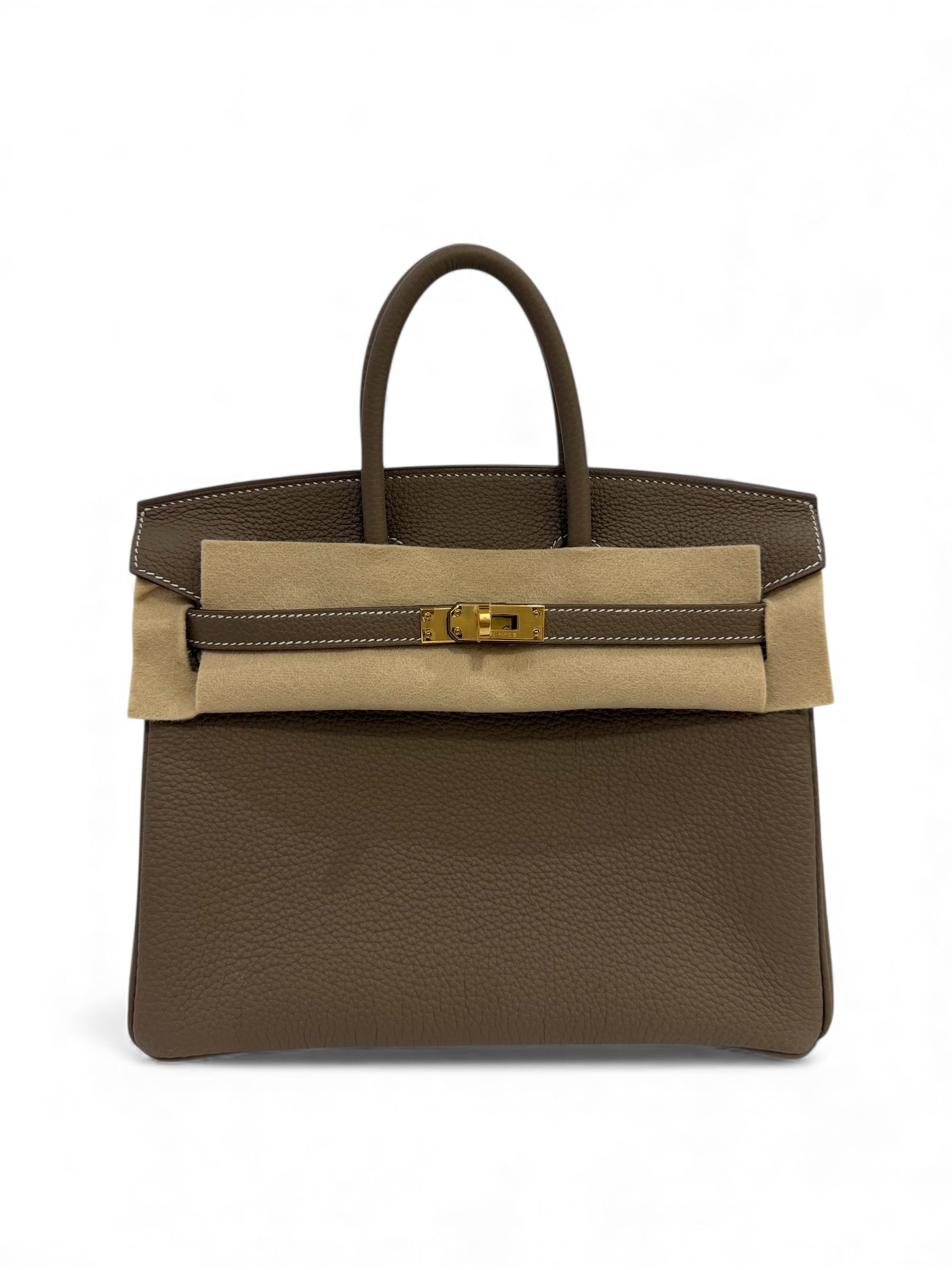 Hermès - Sac Birkin 25 Étoupe