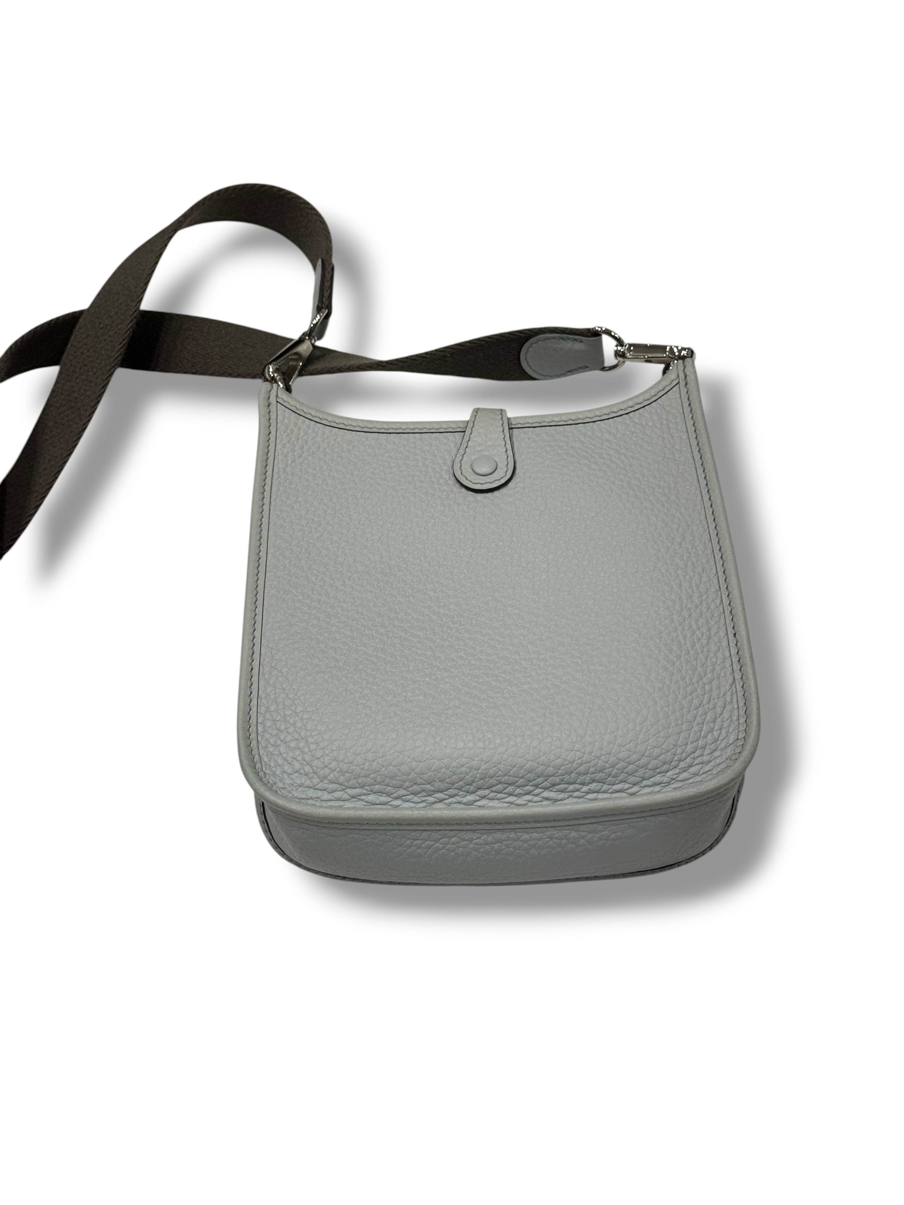 Hermès - Sac Evelyne 16 Bleu pâle PHW