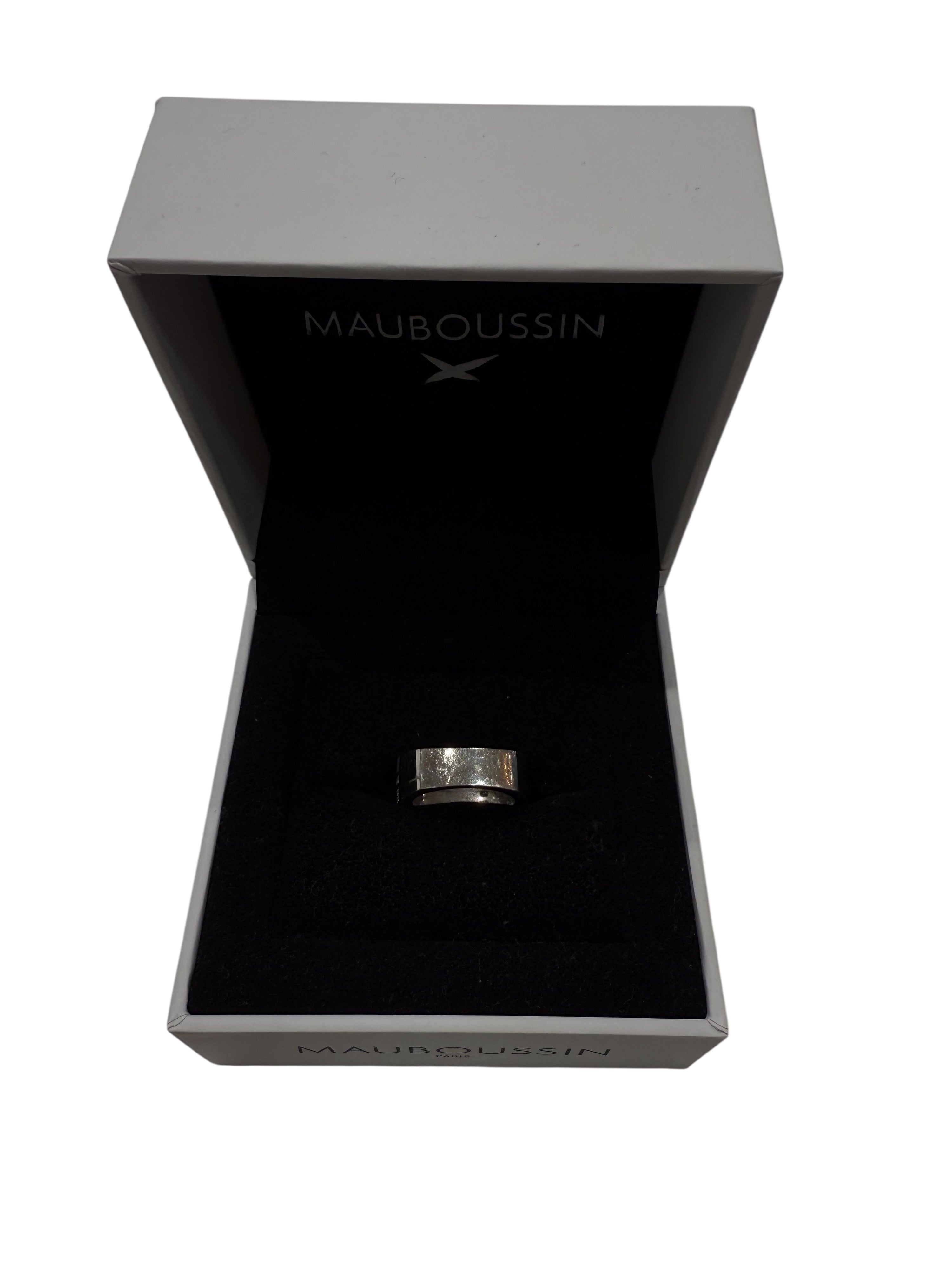 Mauboussin Bague Belle de jour Or blanc Nacre, Diamant