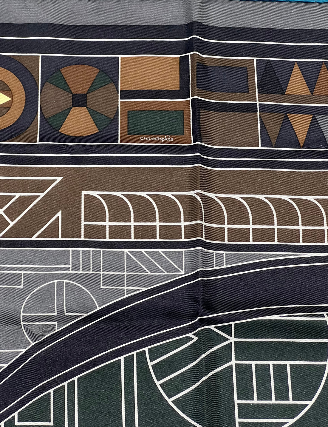 Hermès - Carré 90 "Anamorphée"