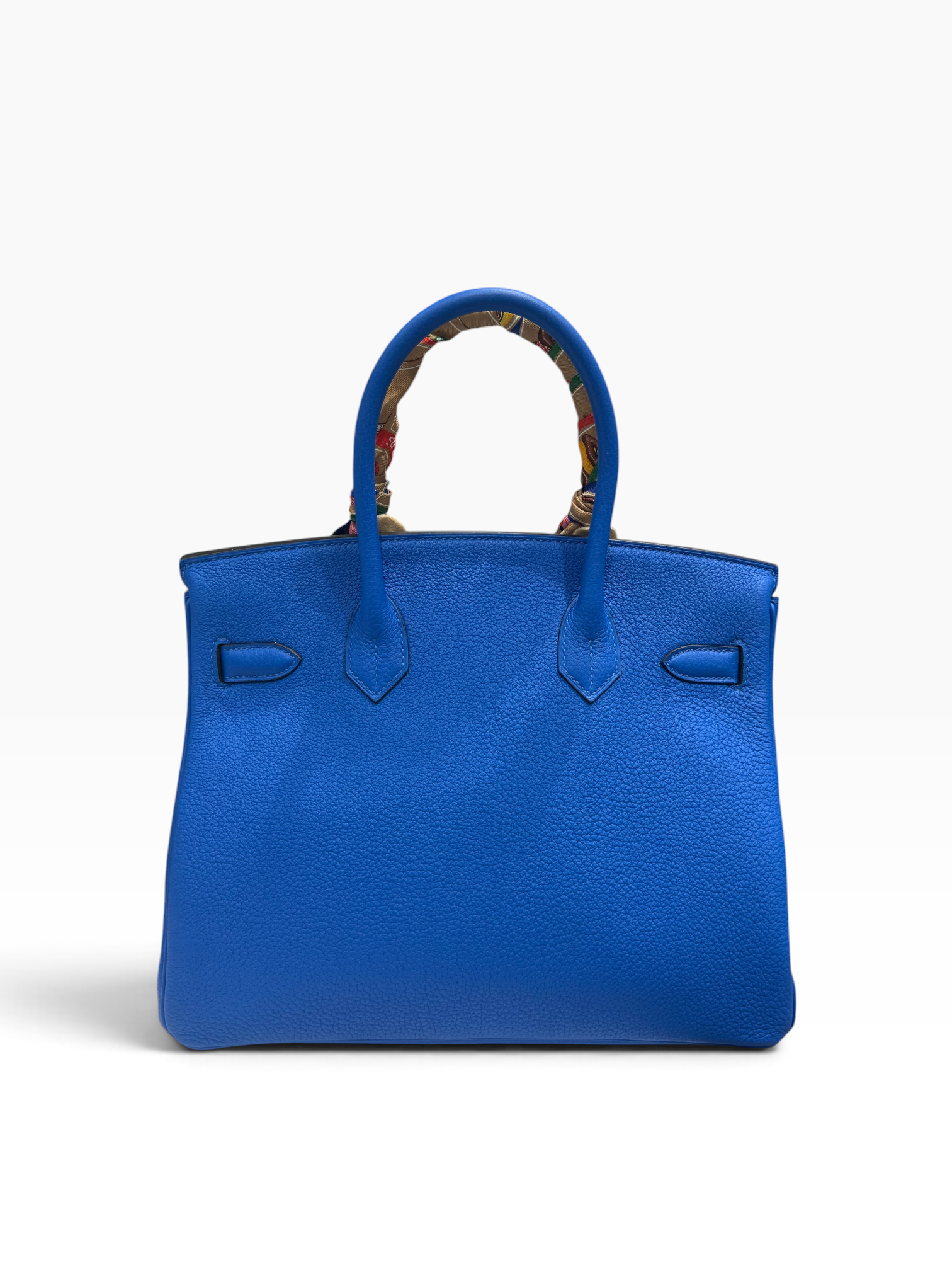 Hermès - Sac Birkin 30 Bleu Hydra PHW