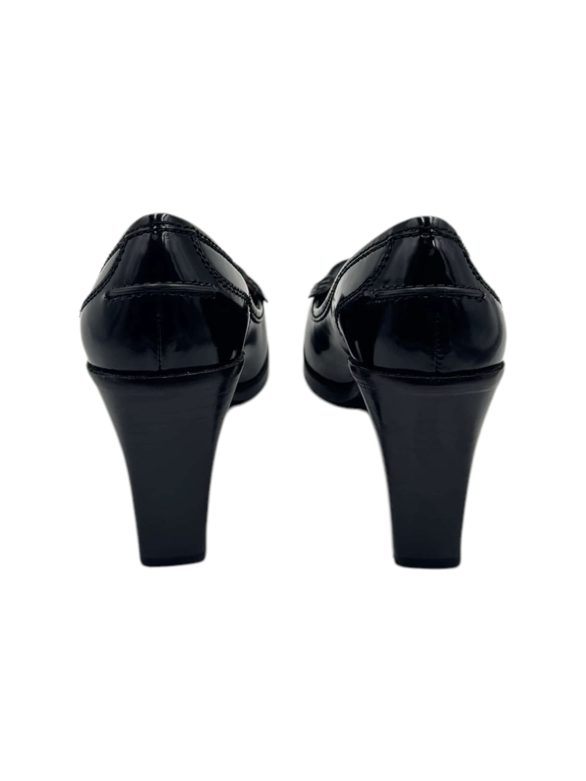 Céline - Mocassini con tacco neri T35