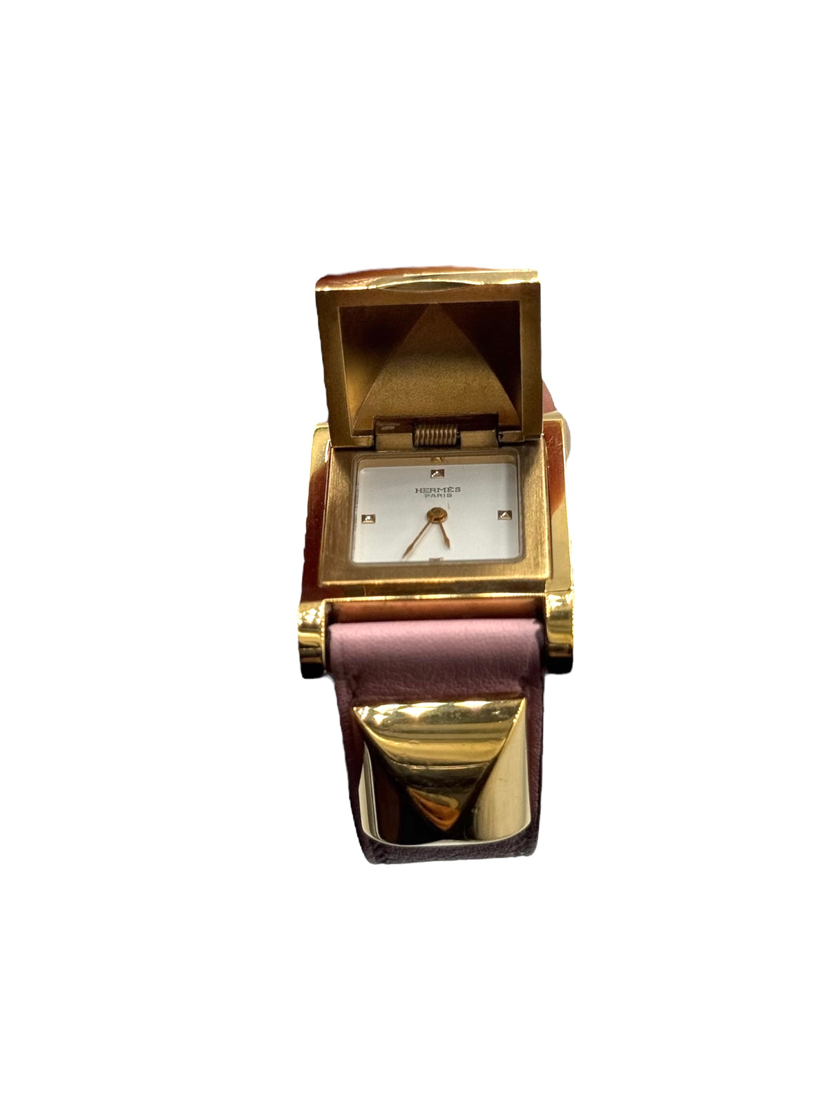 Hermès - Médor pink watch