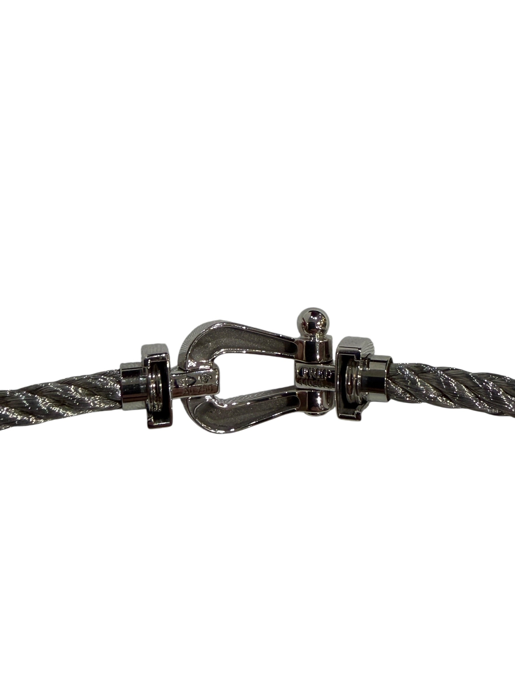 Fred - Bracelet Forces 10 GM Double Tour or Blanc | Les Folies d&