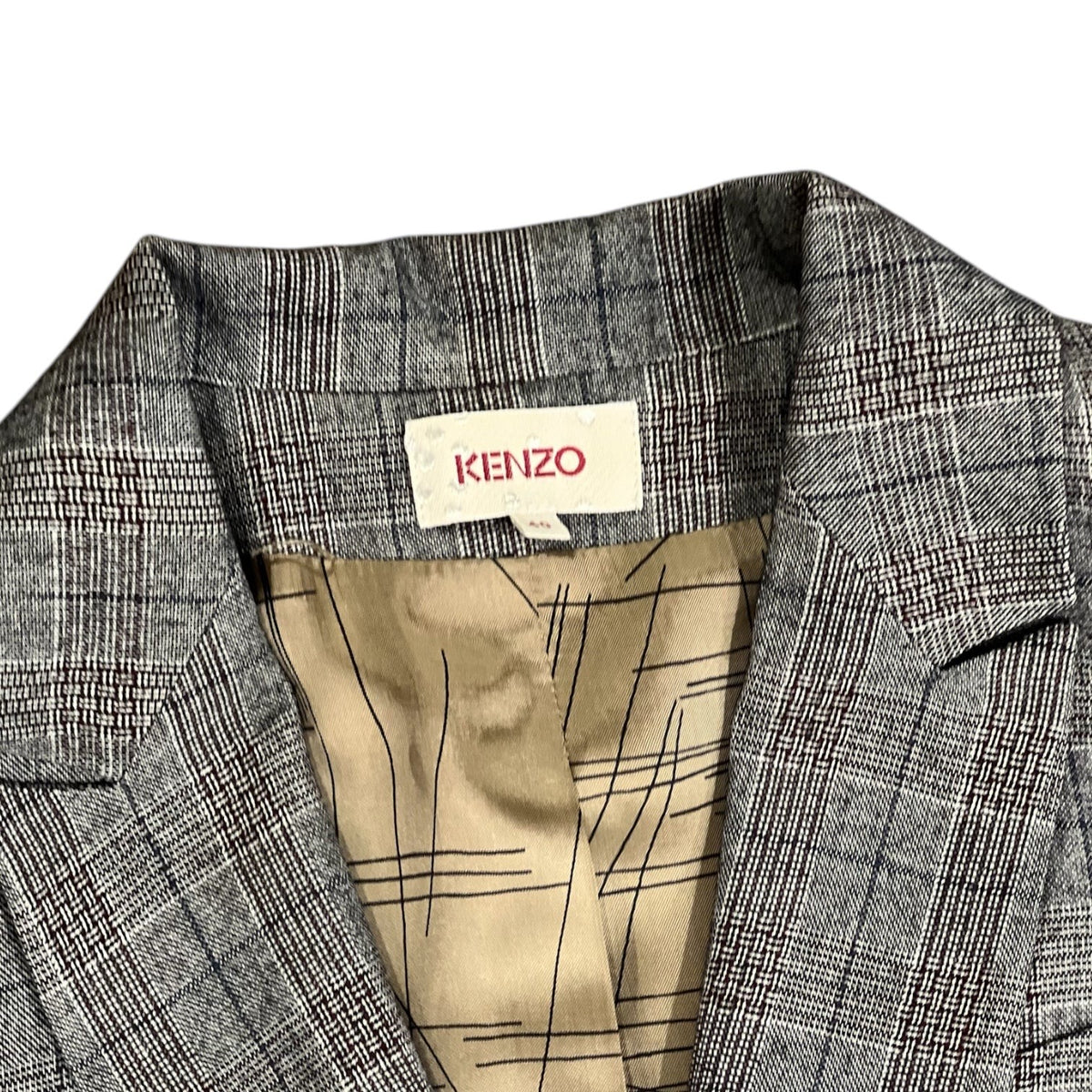 Kenzo - Prince of Wales Check Blazer T40