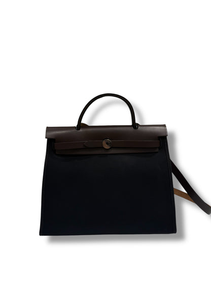 Hermès - Sac Herbag 31 Noir &amp; Ébène
