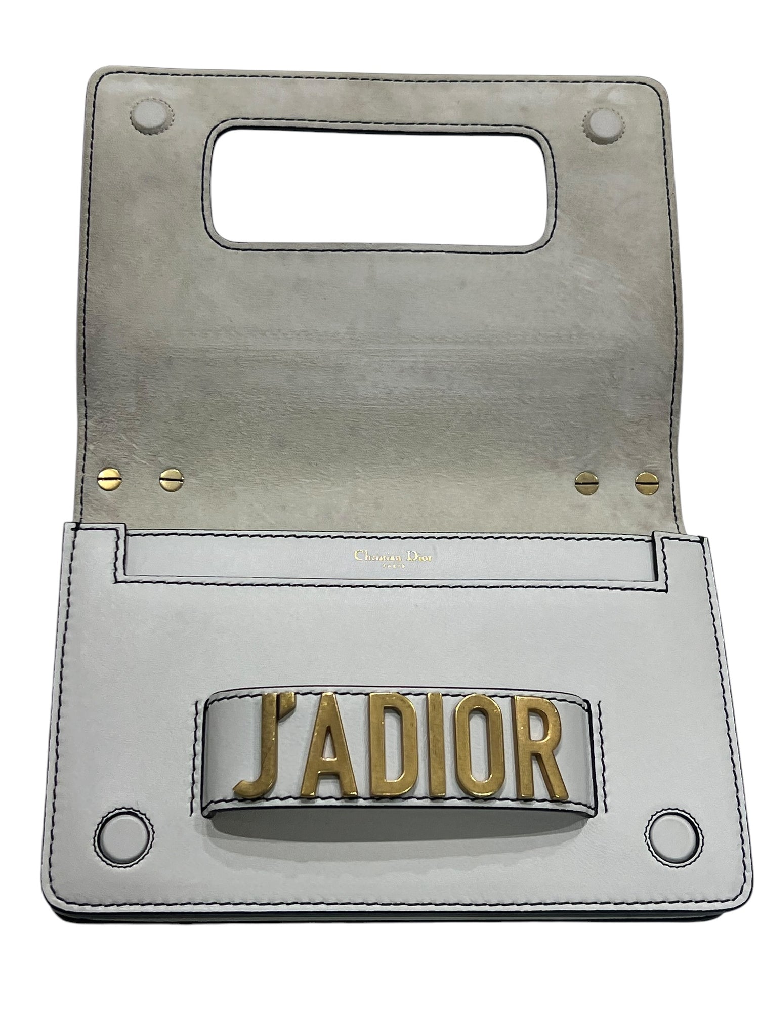 Dior - sac j’adior cuir blanc