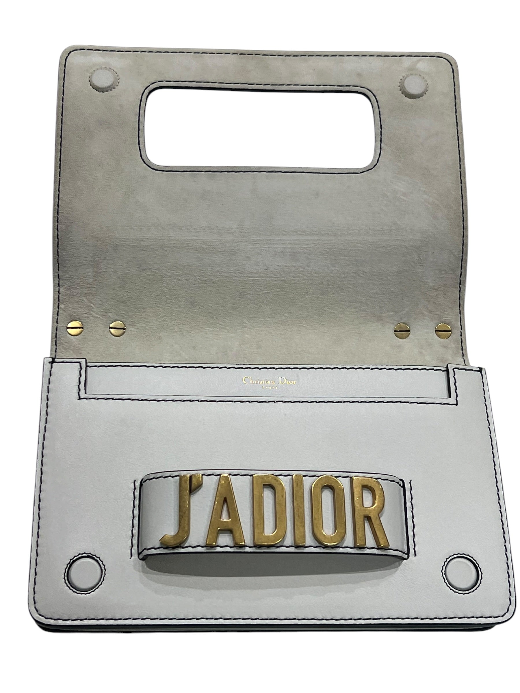 Dior - sac j’adior cuir blanc