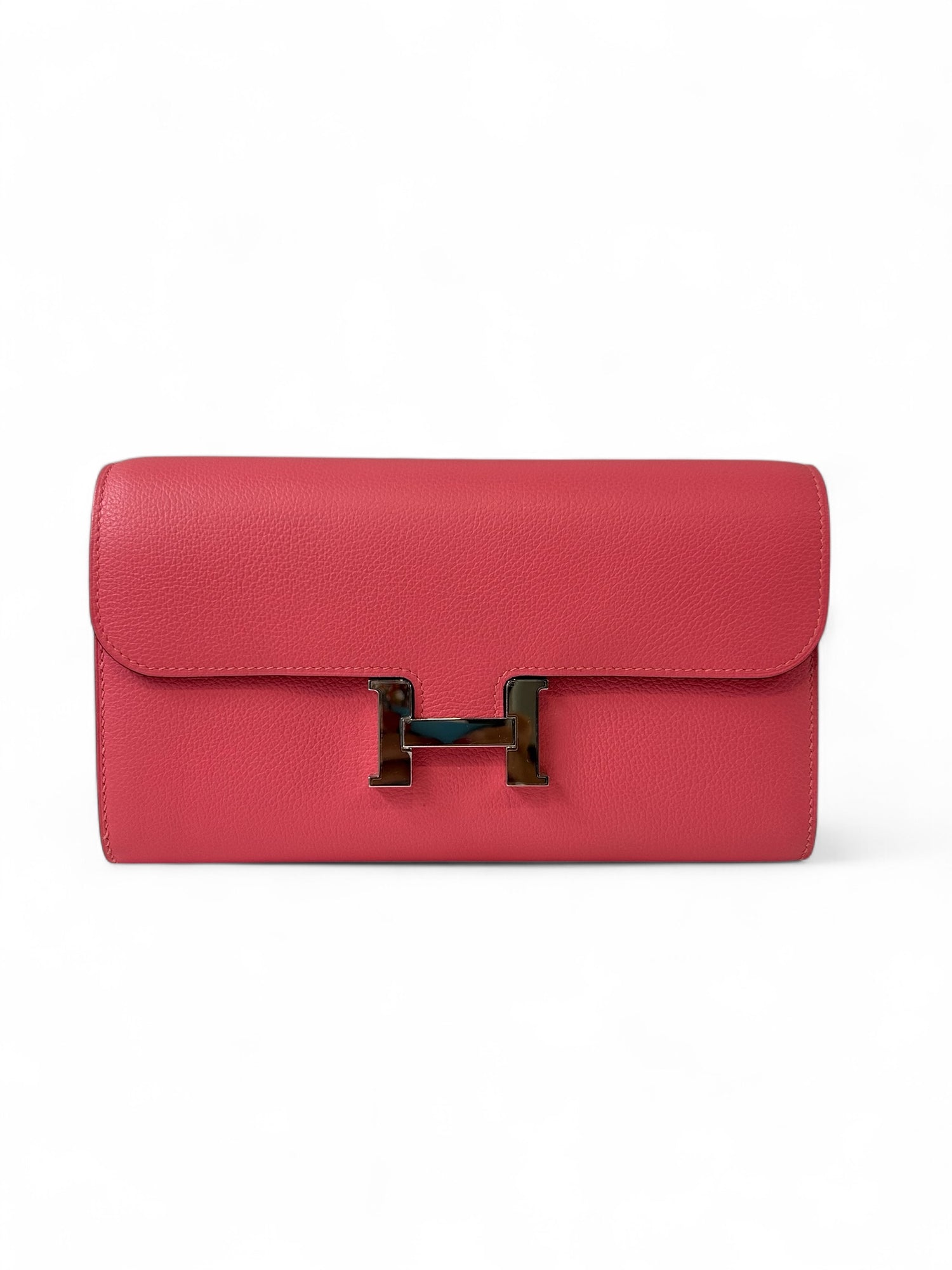 Hermès - Pochette Constance To Go Rose azalée