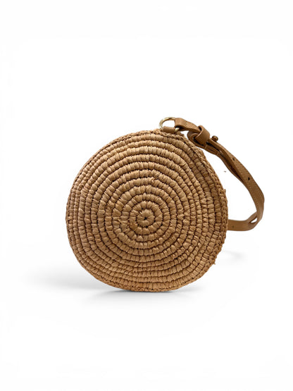 Paco Rabanne - Sac Bowling en raphia et métal