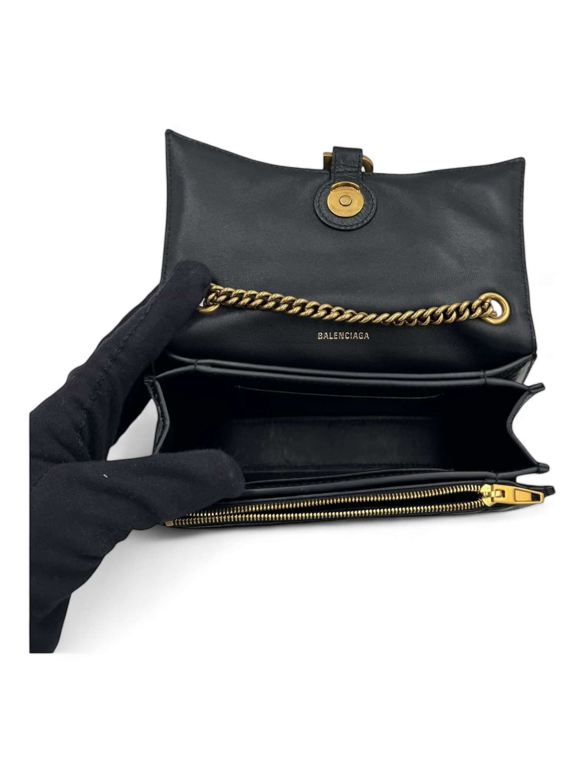 Balenciaga - Crush crinkled-effect bag