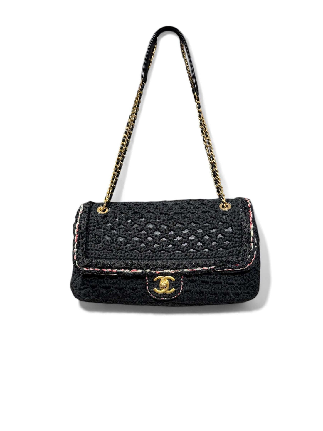 Chanel - Black crochet bag