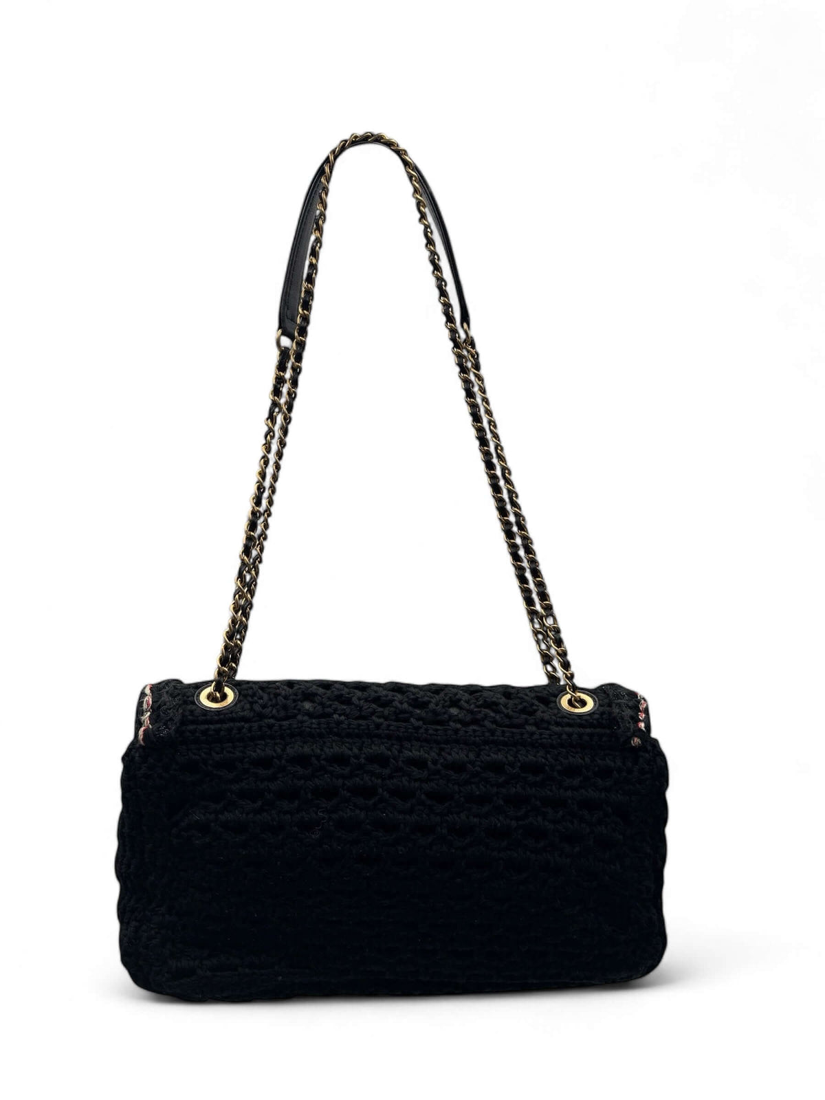Chanel - Schwarze Häkeltasche