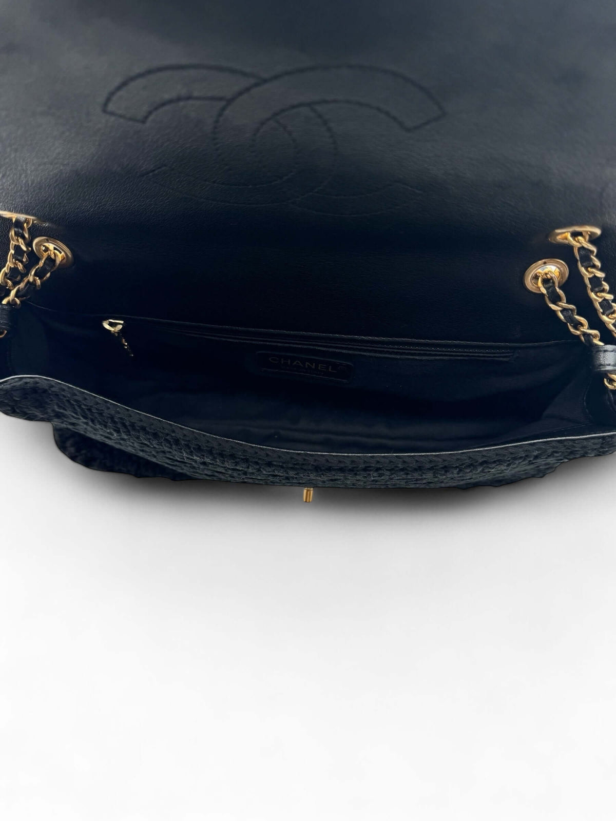 Chanel - Schwarze Häkeltasche
