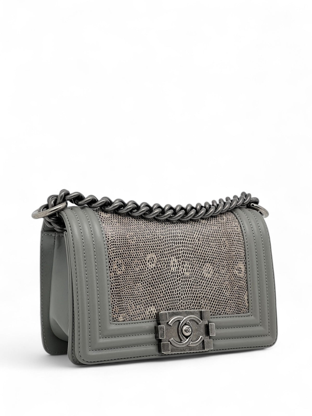 Chanel - Kleine Jungen-Tasche aus Eidechsenleder