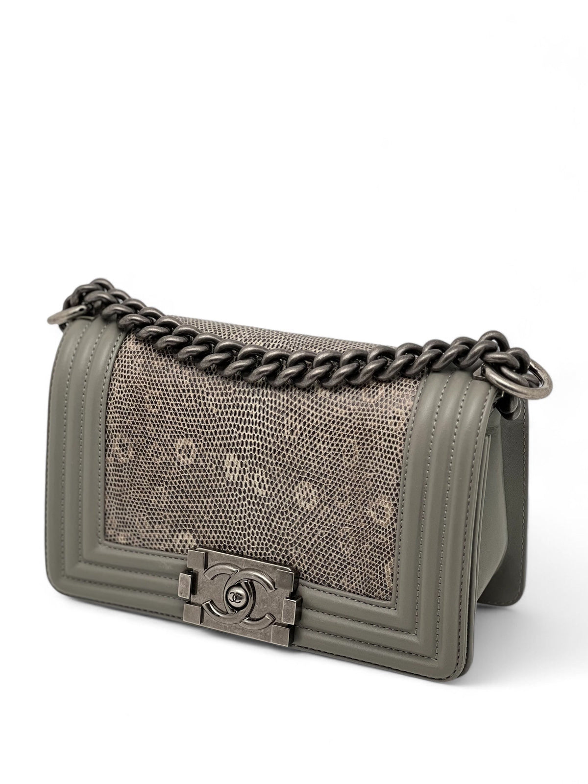 Chanel - Kleine Jungen-Tasche aus Eidechsenleder