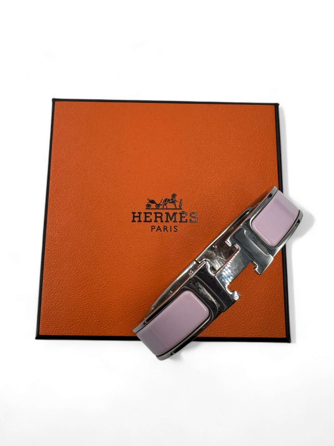 Hermès - Bracelet " Clic H " Rose TS