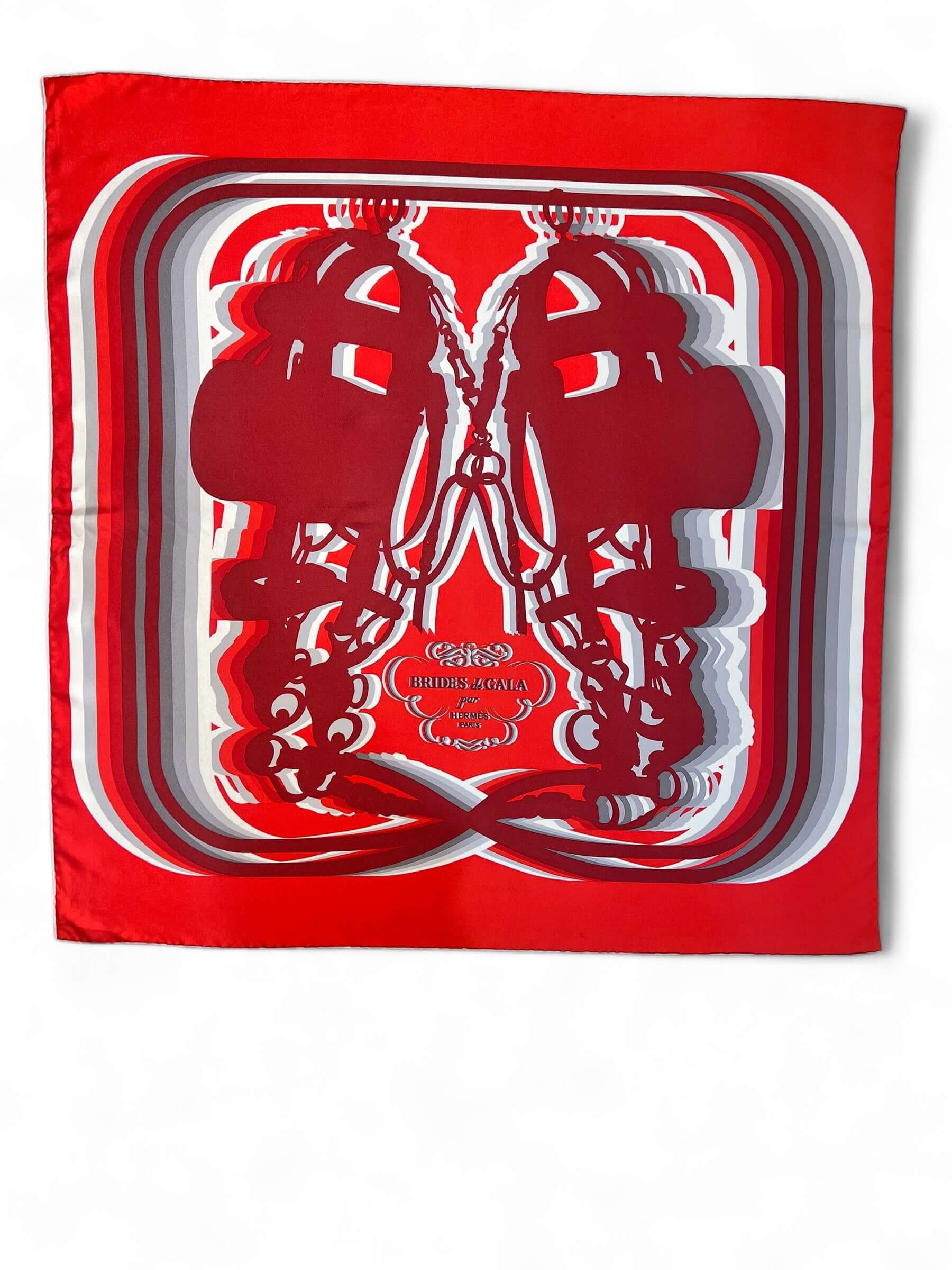 Hermès - Carré de soie 90 &quot; Brides de Gala &quot;