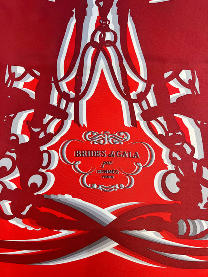 Hermès - Carré de soie 90 &quot; Brides de Gala &quot;