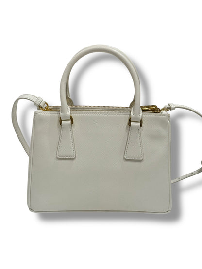Prada - Sac Galleria small blanc