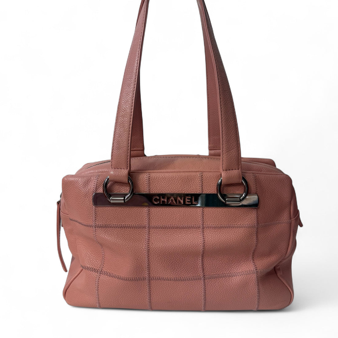 Chanel - Pink leather handbag