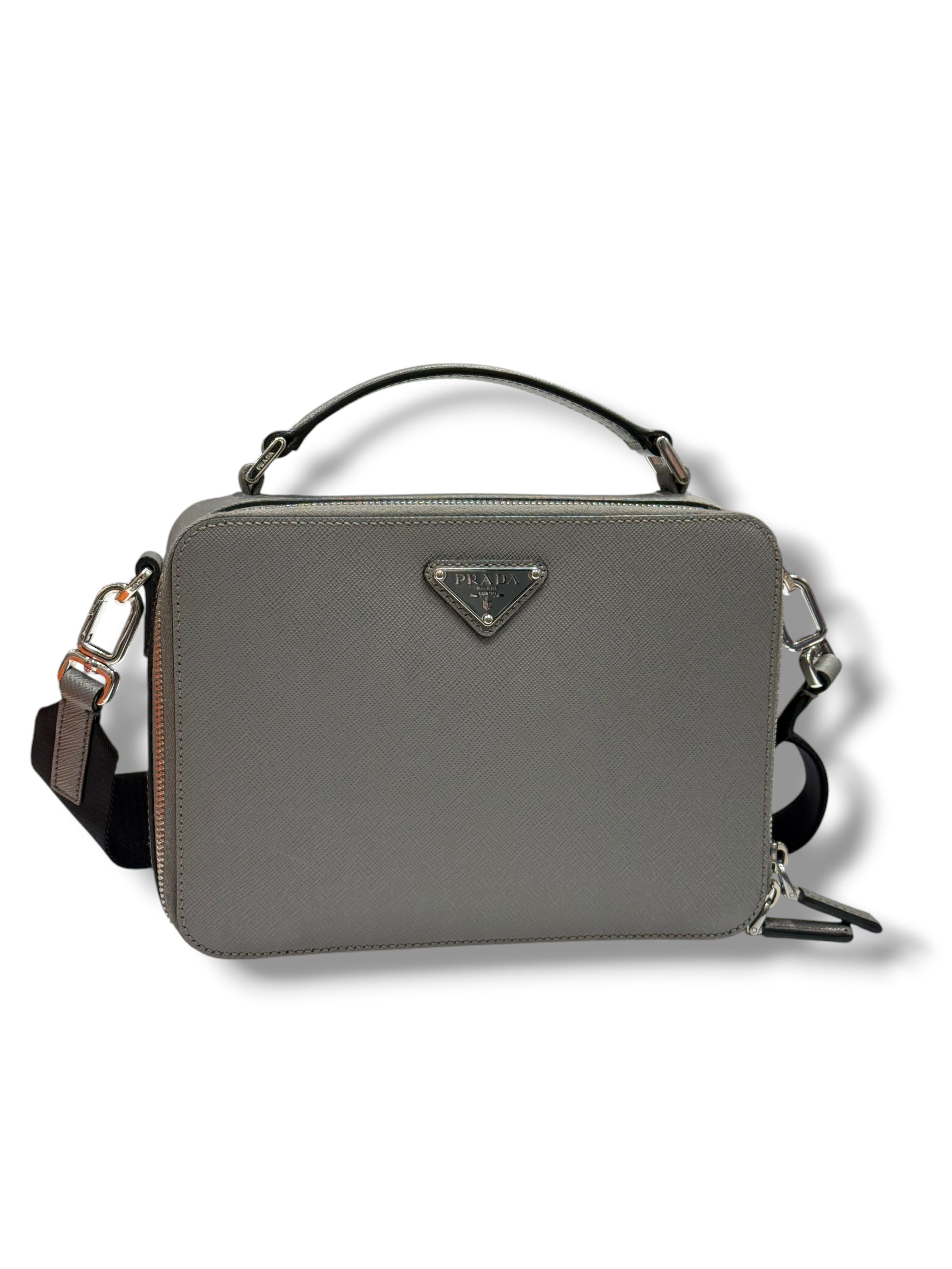 Prada - Sac Brique Gris marbre