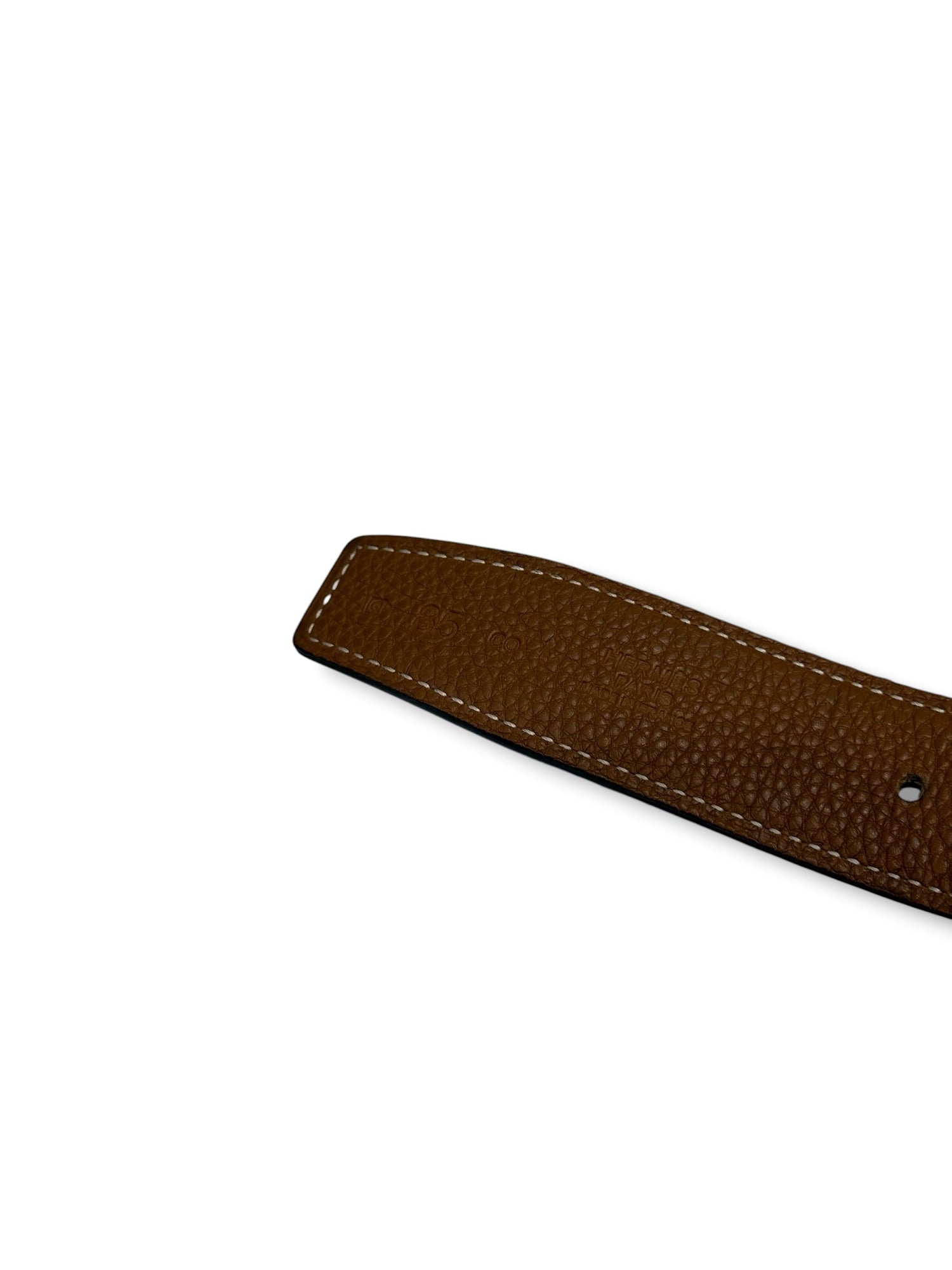 Hermès - Ceinture H édition limitée Noir/Gold T85