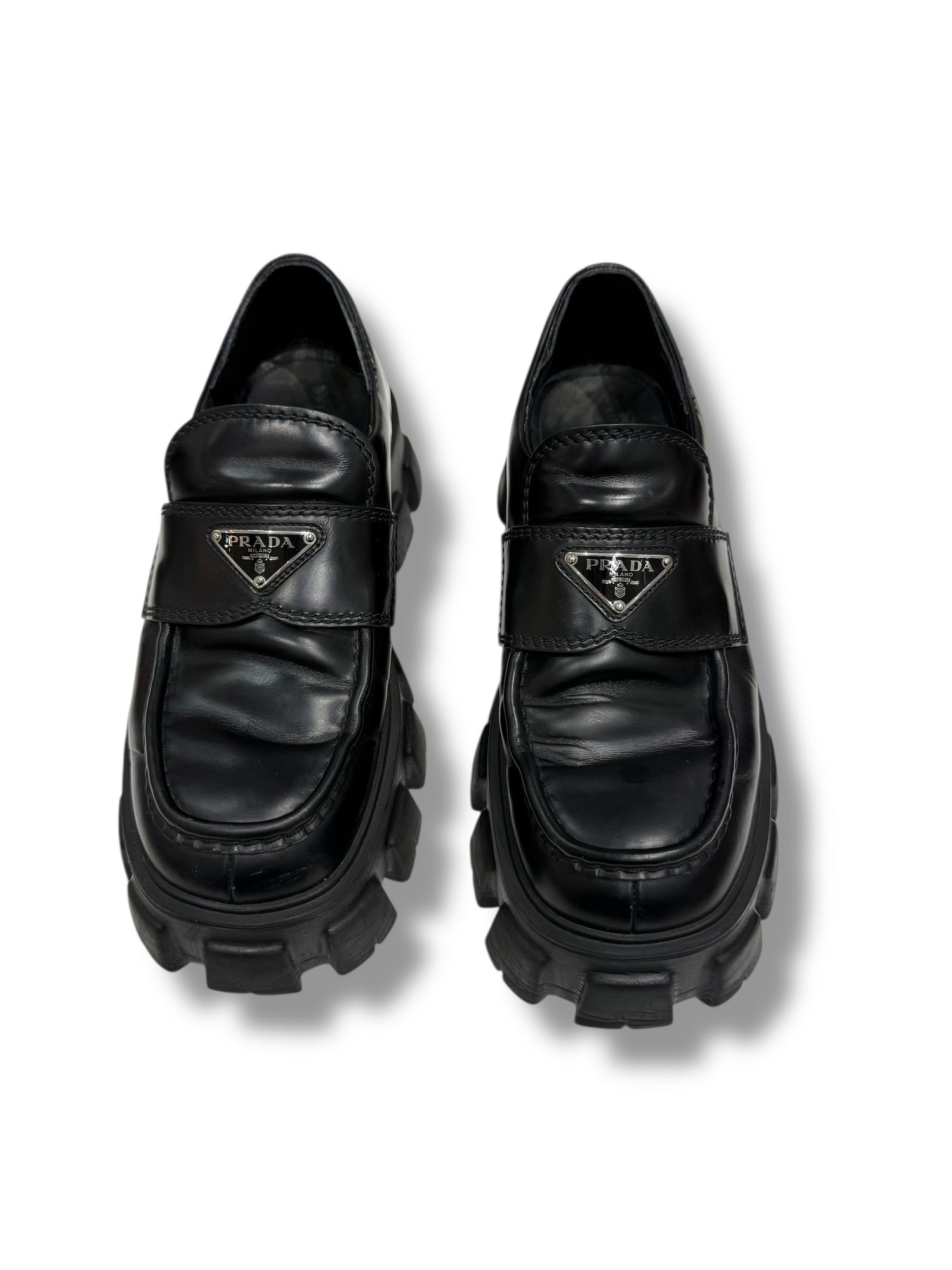 Prada Mocassin Monolith T40,5 | Les Folies d’Eugénie