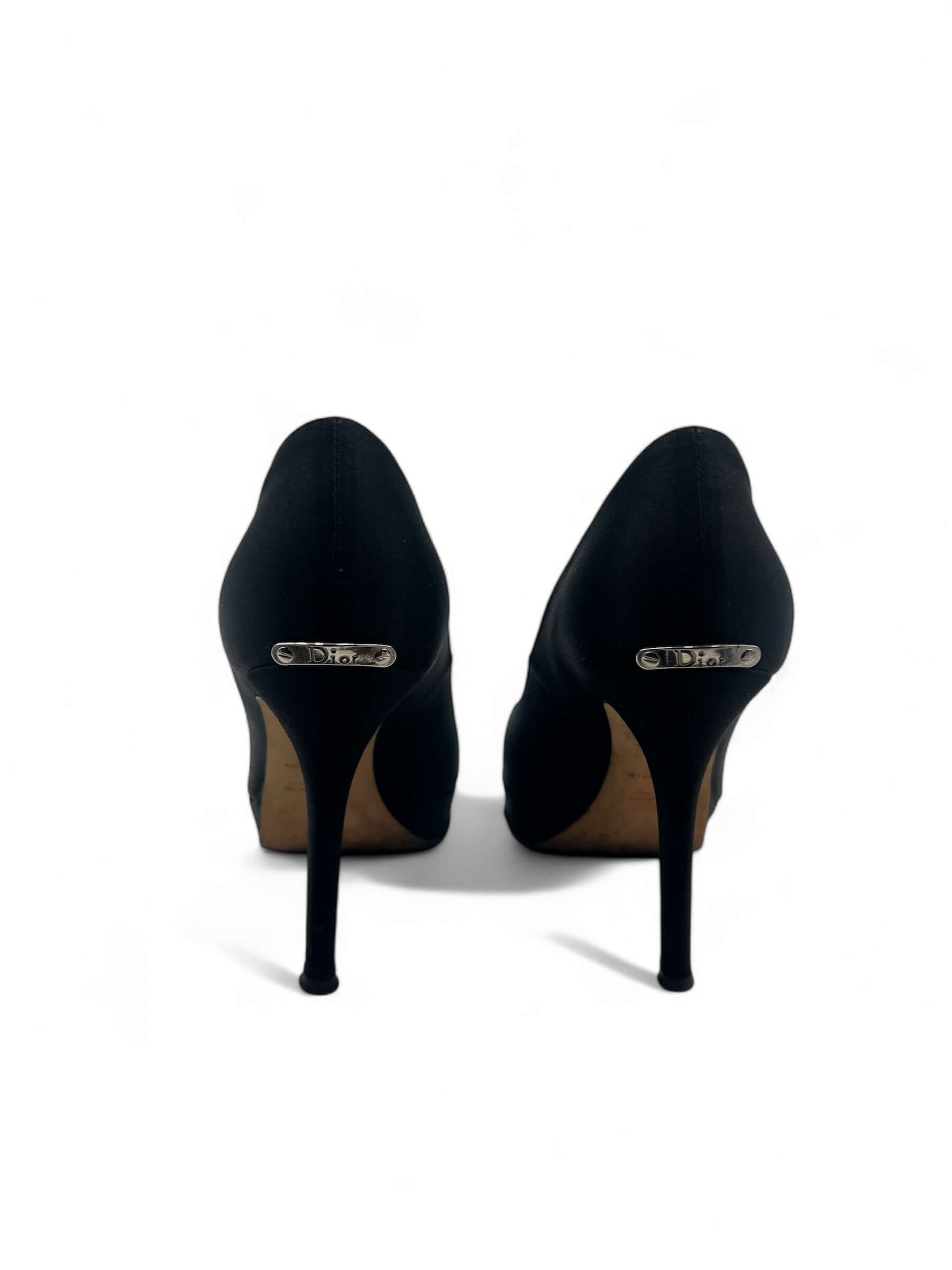 Christian Dior ブラック ハイヒール ディオール - 黒のミス・ディオール ハイヒール T36.5 – Les Folies d
