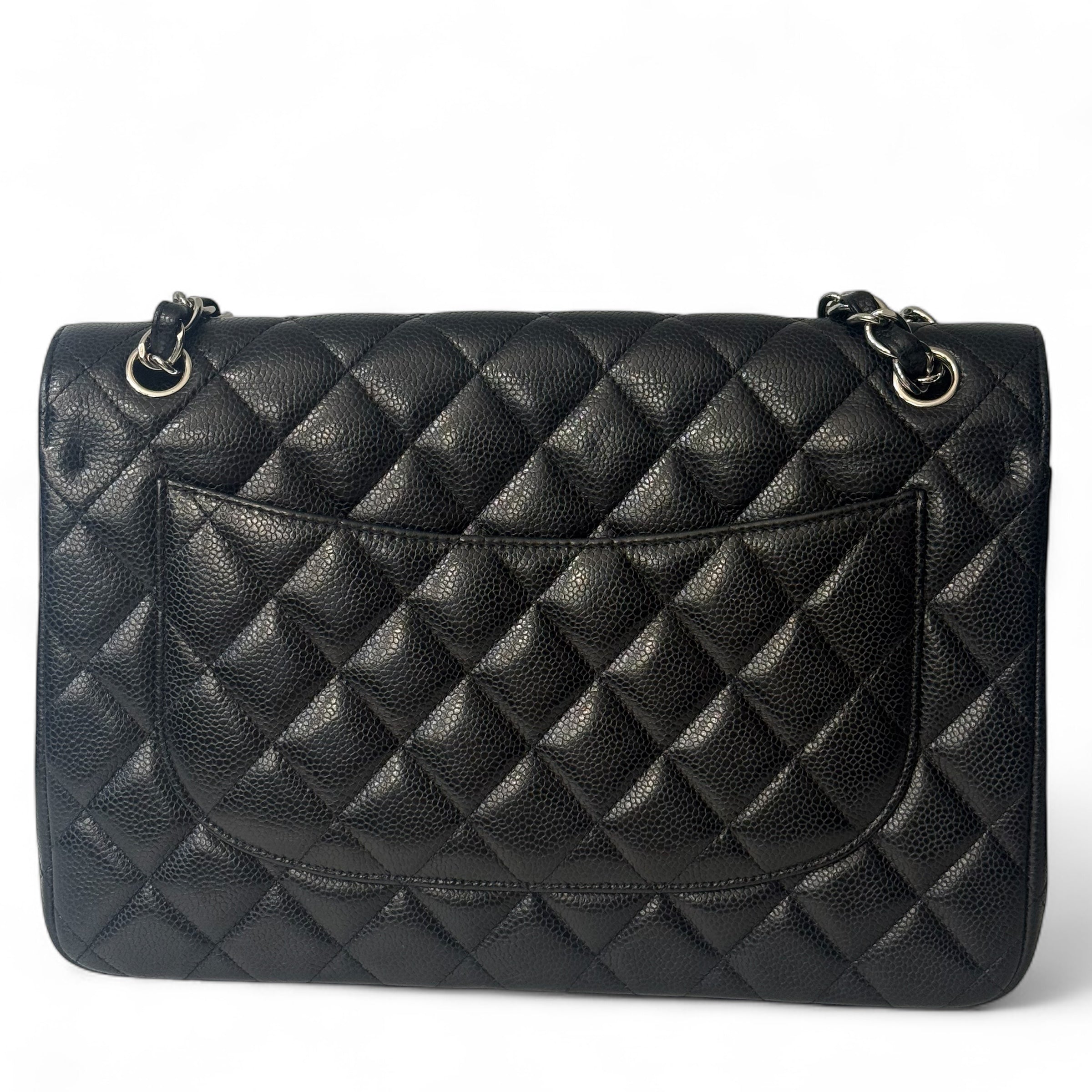 Chanel - Sac Jumbo cuir caviar