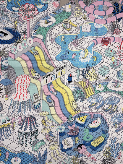 Hermès - Châle 140 "Splash Park"
