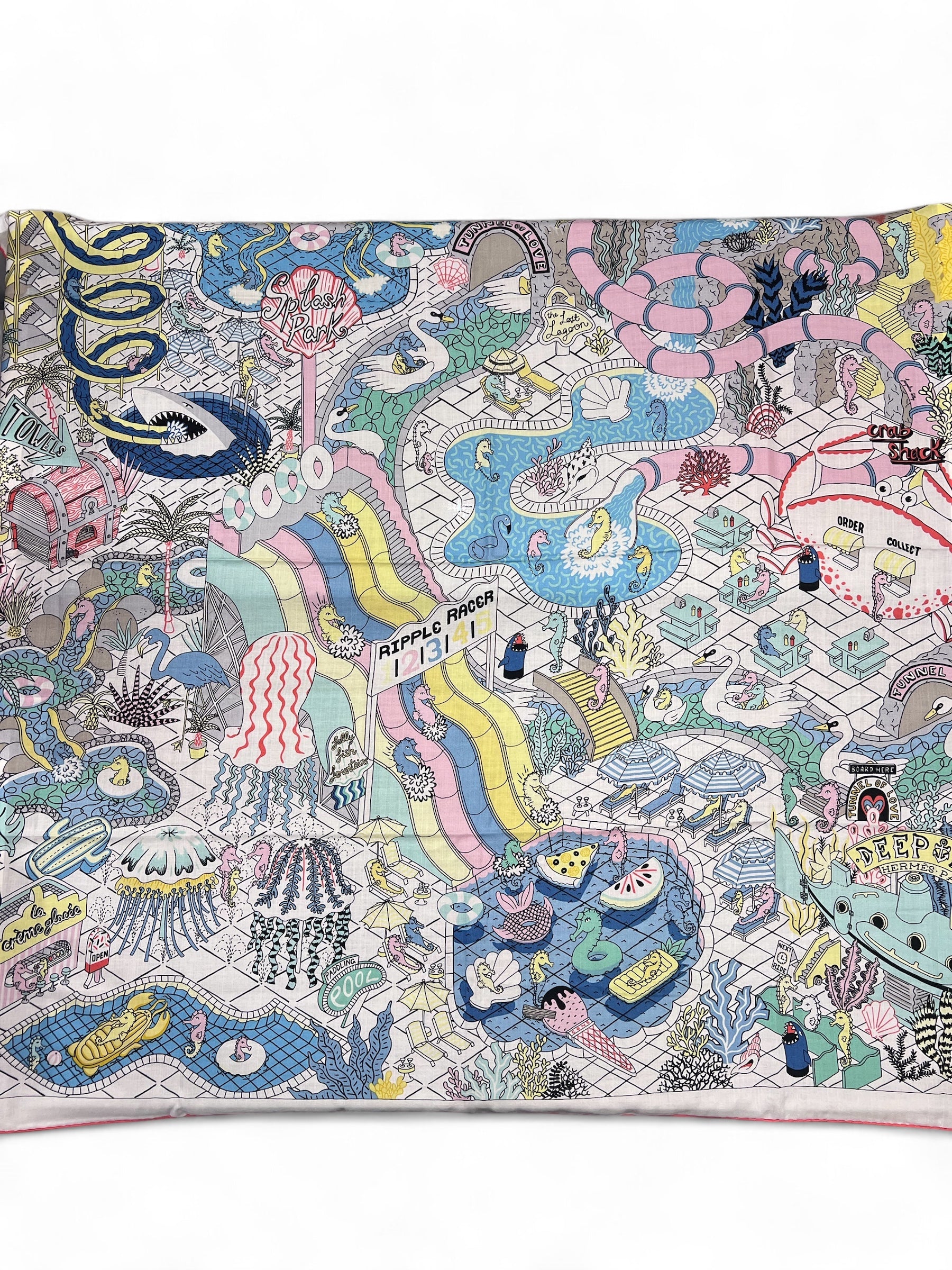 Hermès - Châle 140 "Splash Park"