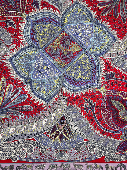 Hermès - Châle 140 « Jardin de la soie »