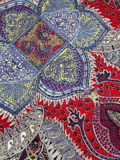 Hermès - Châle 140 « Jardin de la soie »
