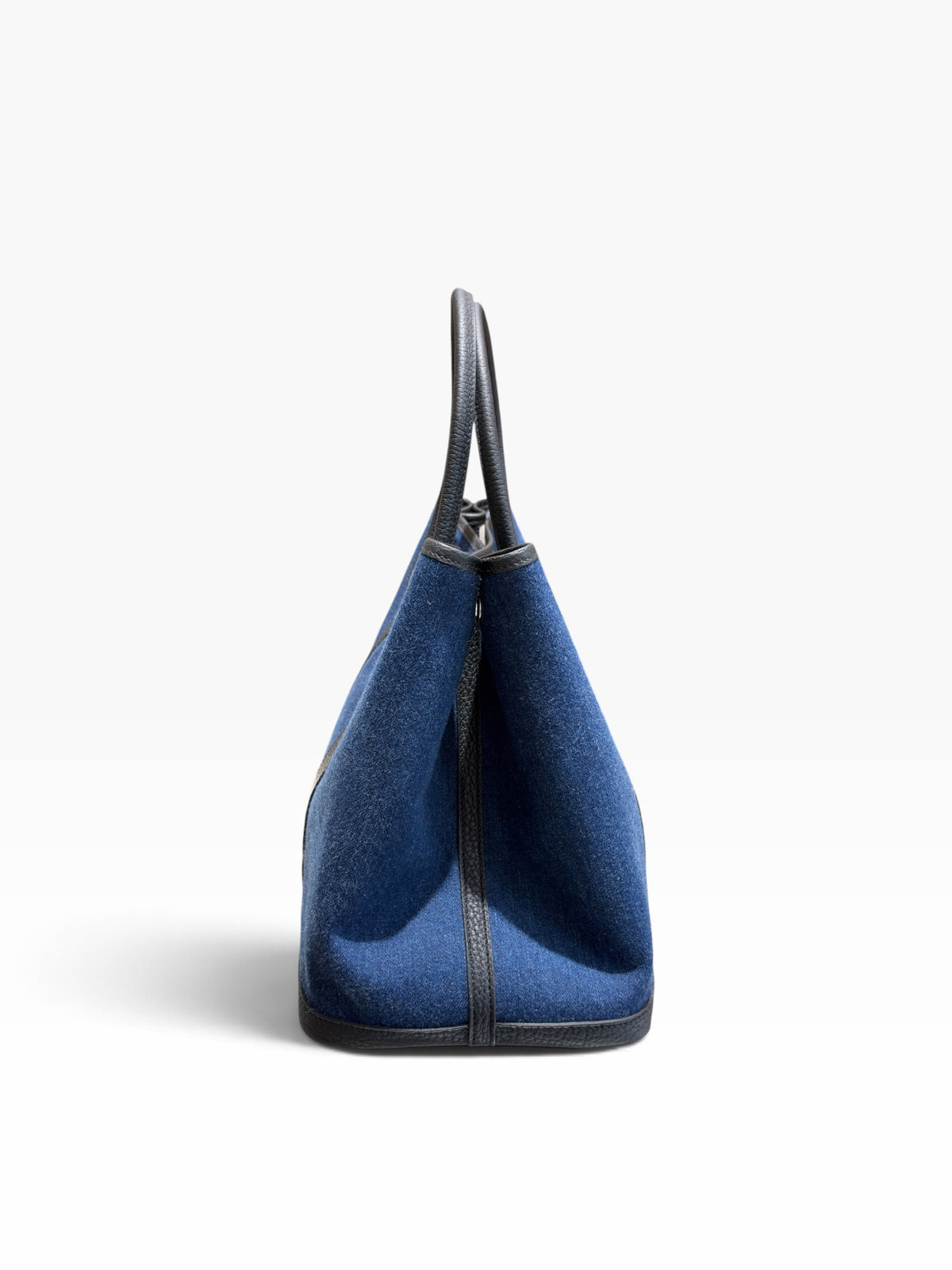Hermès - Garden Party 36 Tasche aus Denim und Leder