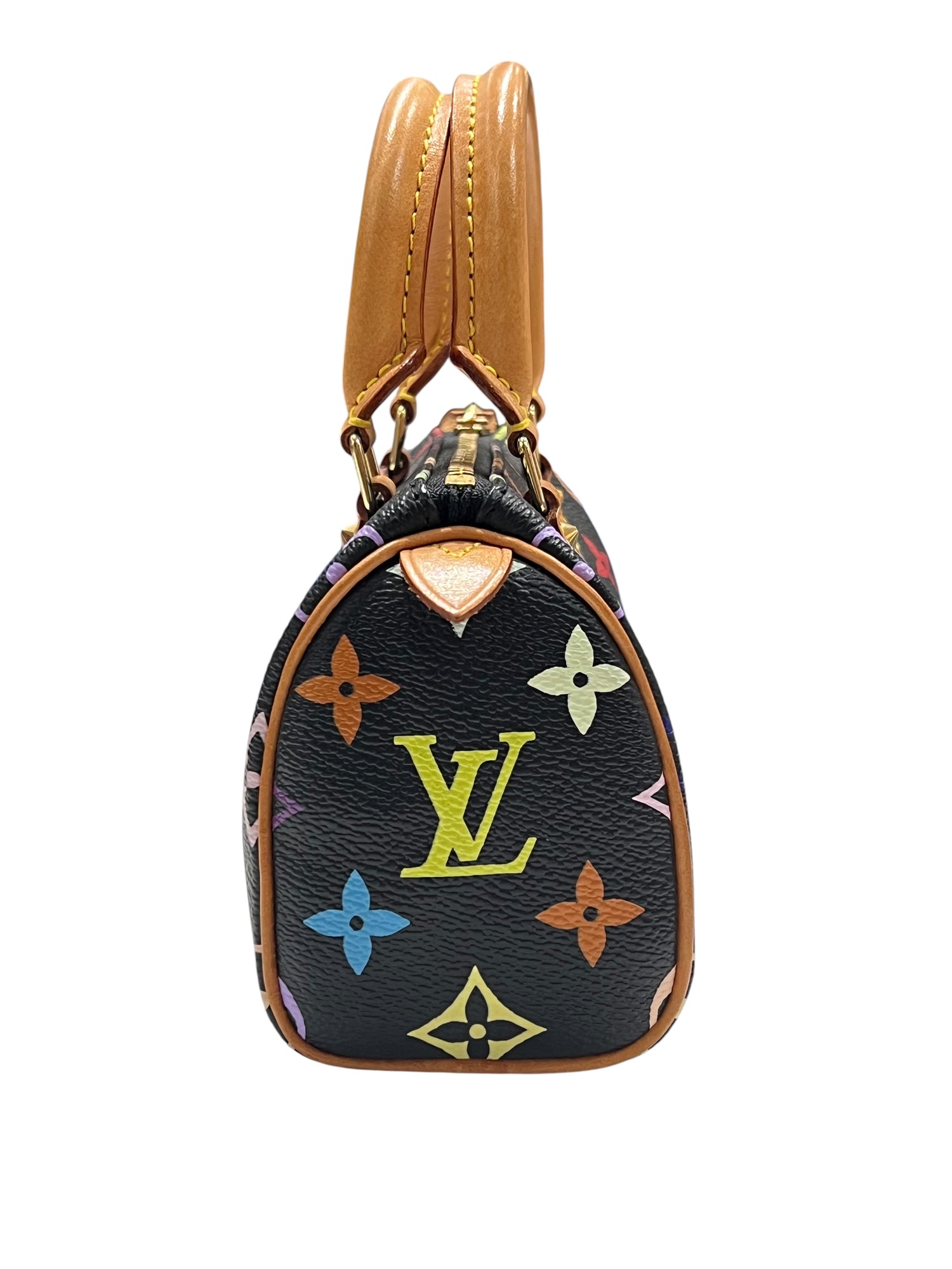 Louis Vuitton - sac nano speedy murakami noir