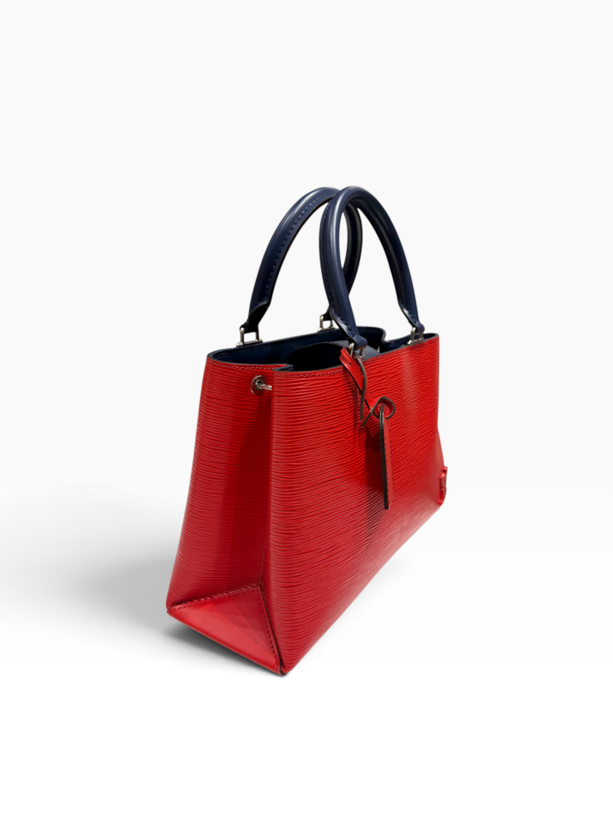 Louis Vuitton - Sac Kleber en cuir épi Rouge et Bleu
