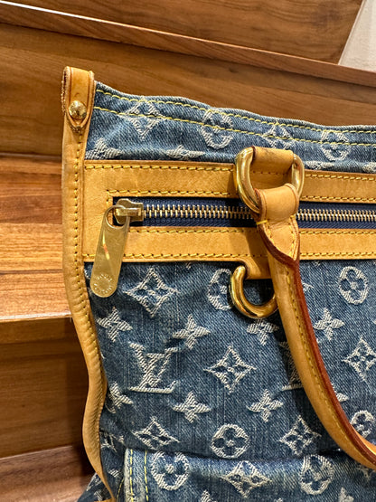 Louis Vuitton – Denim-Einkaufstasche