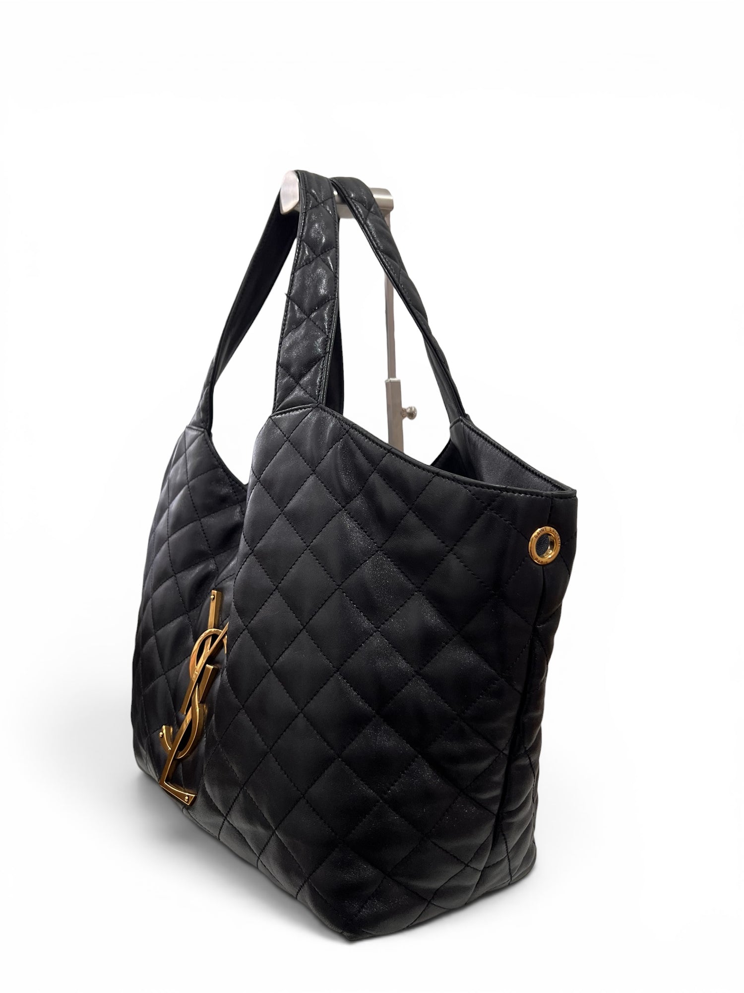 Saint Laurent - Cabas ICARE en cuir nappa