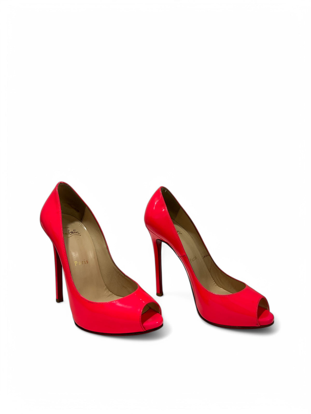Louboutin - Escarpins Rose Fluo