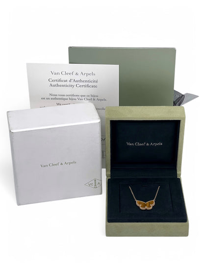Van Cleef &amp; Arpels - Pendentif Lucky Alhambra Papillon Œil de T