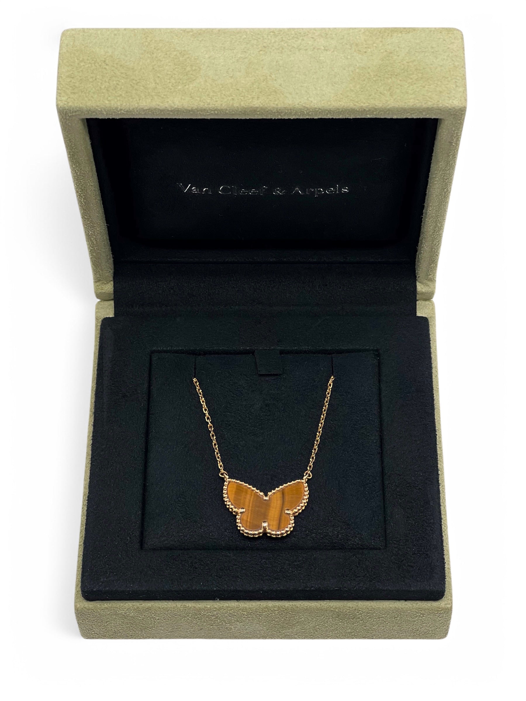 Van Cleef &amp; Arpels - Pendentif Lucky Alhambra Papillon Œil de T